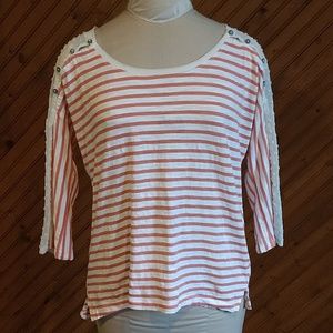 Anthropologie Little Yellow Button Women's Top